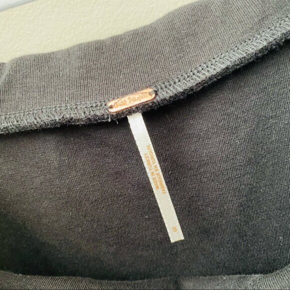 Free People Off The Shoulder Dress Black Sz Small - Picture 7 of 9